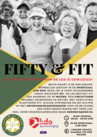 wijziging tijd Fifty-fit naar 8:30 tot 9:30 uur op vrijdag.